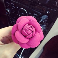 cyclamen9 Aromatherapy Car Diffuse Rose Vent Clip Essential Oil Diffuser for Car Air Freshener(6 cm Rose Red) - B07F5DCGNX